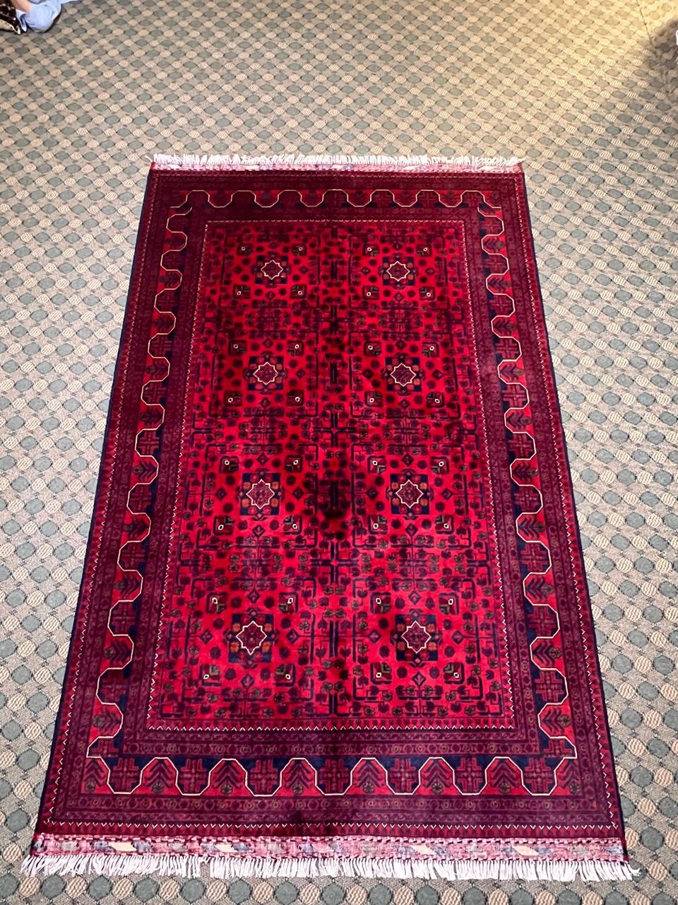 (155 cm x 236 cm) Kamyaab Bilgik Hand-Knotted Persian Bilgik Rugs